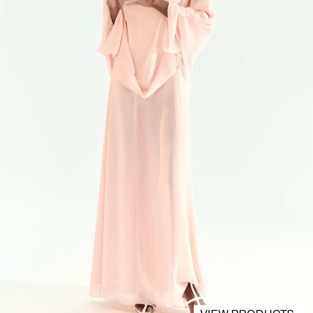 NWT - H&M Elegant Pink Maxi Dress